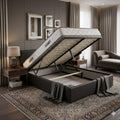Lit Coffre avec Rangement Design Contemporain et elegant
