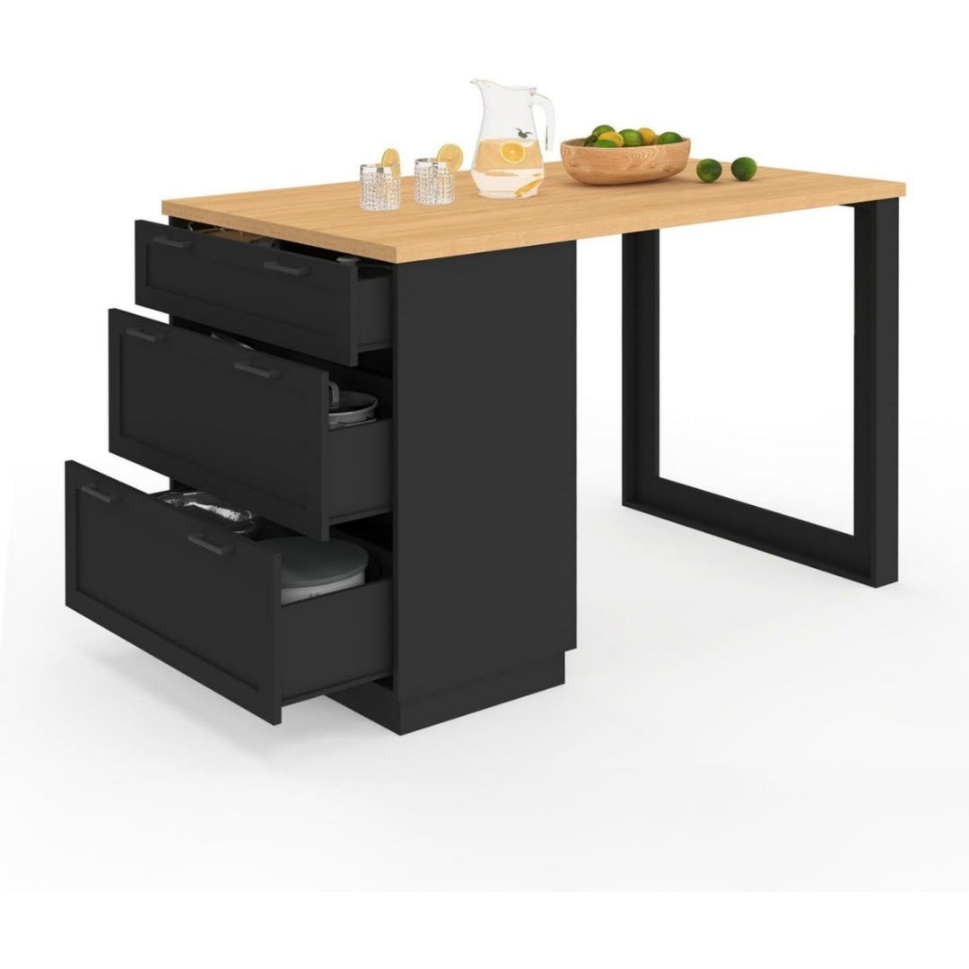 llot de Cuisine au Design Fonctionnel et Moderne