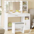 Tabouret 69 x 50 cm, Panneau d'Agglomere Blanc