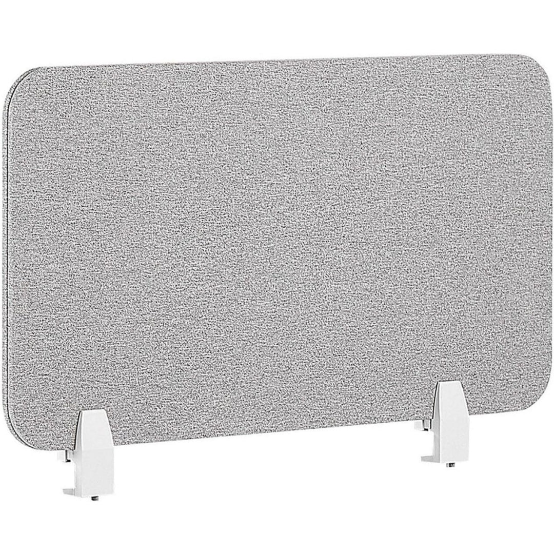 Bureau en Polyester, Finition Gris