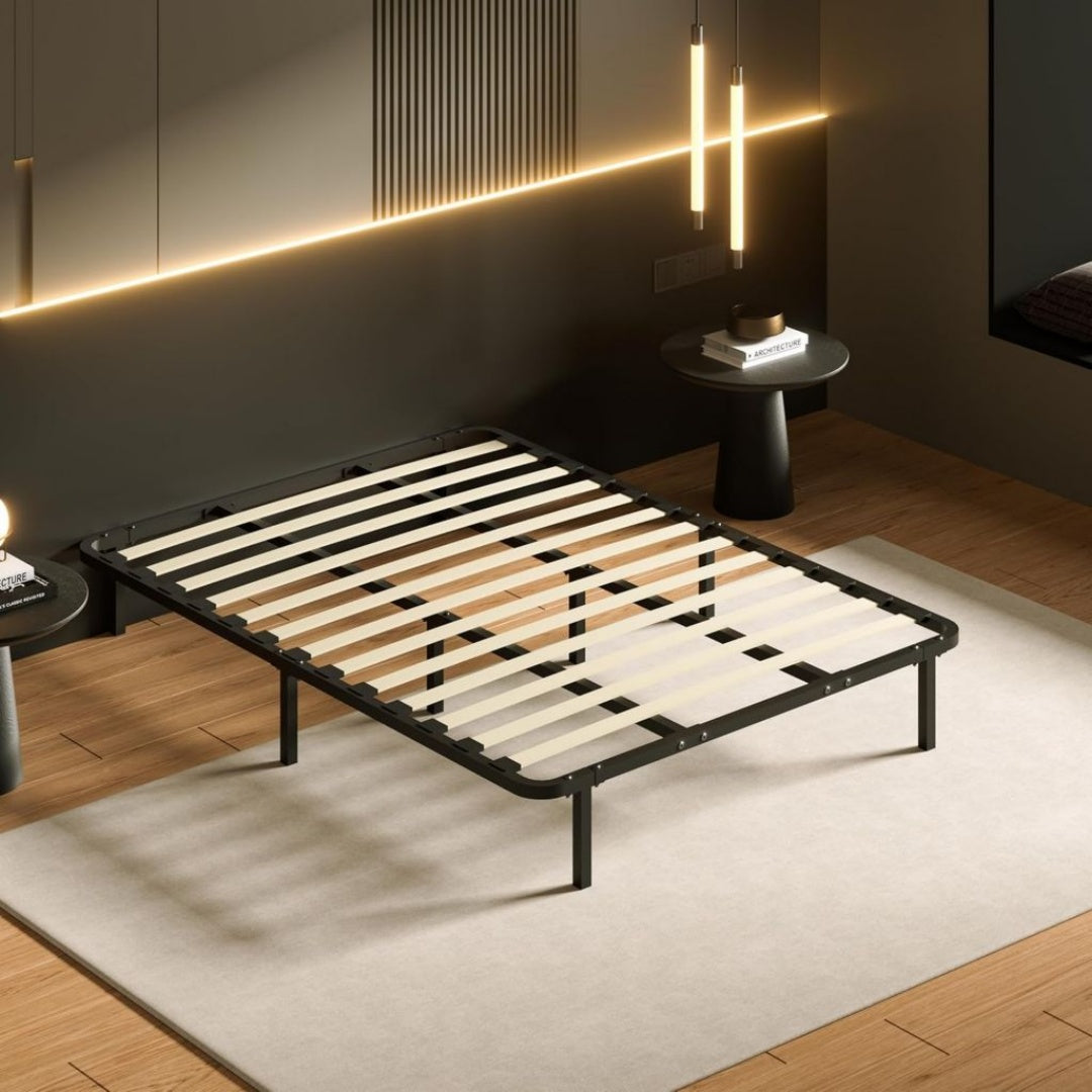 Lit en Bois Massif de Qualite