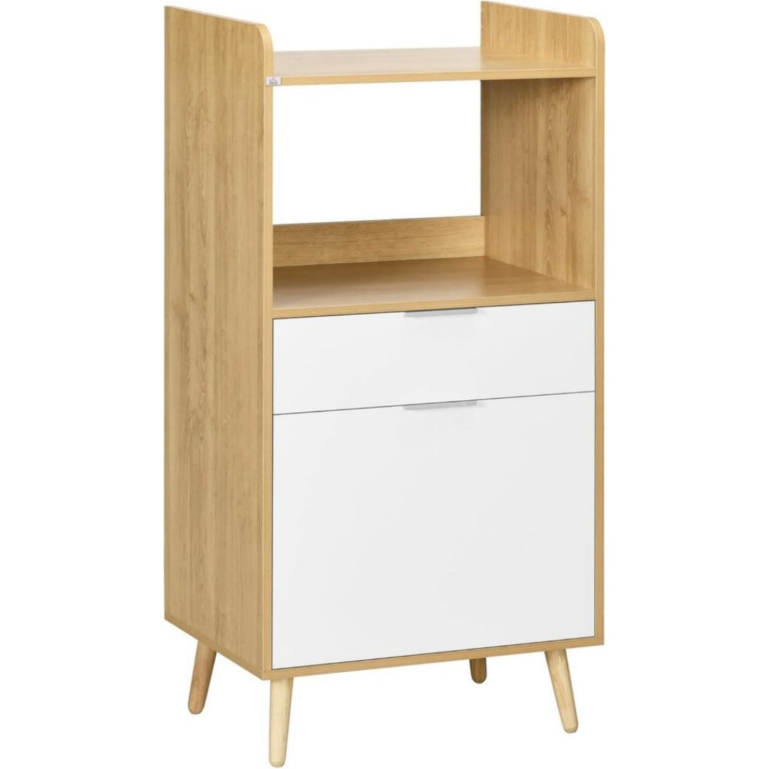Meuble de Rangement – Bois de Pin, Naturel, 90 x 40 x 120 cm