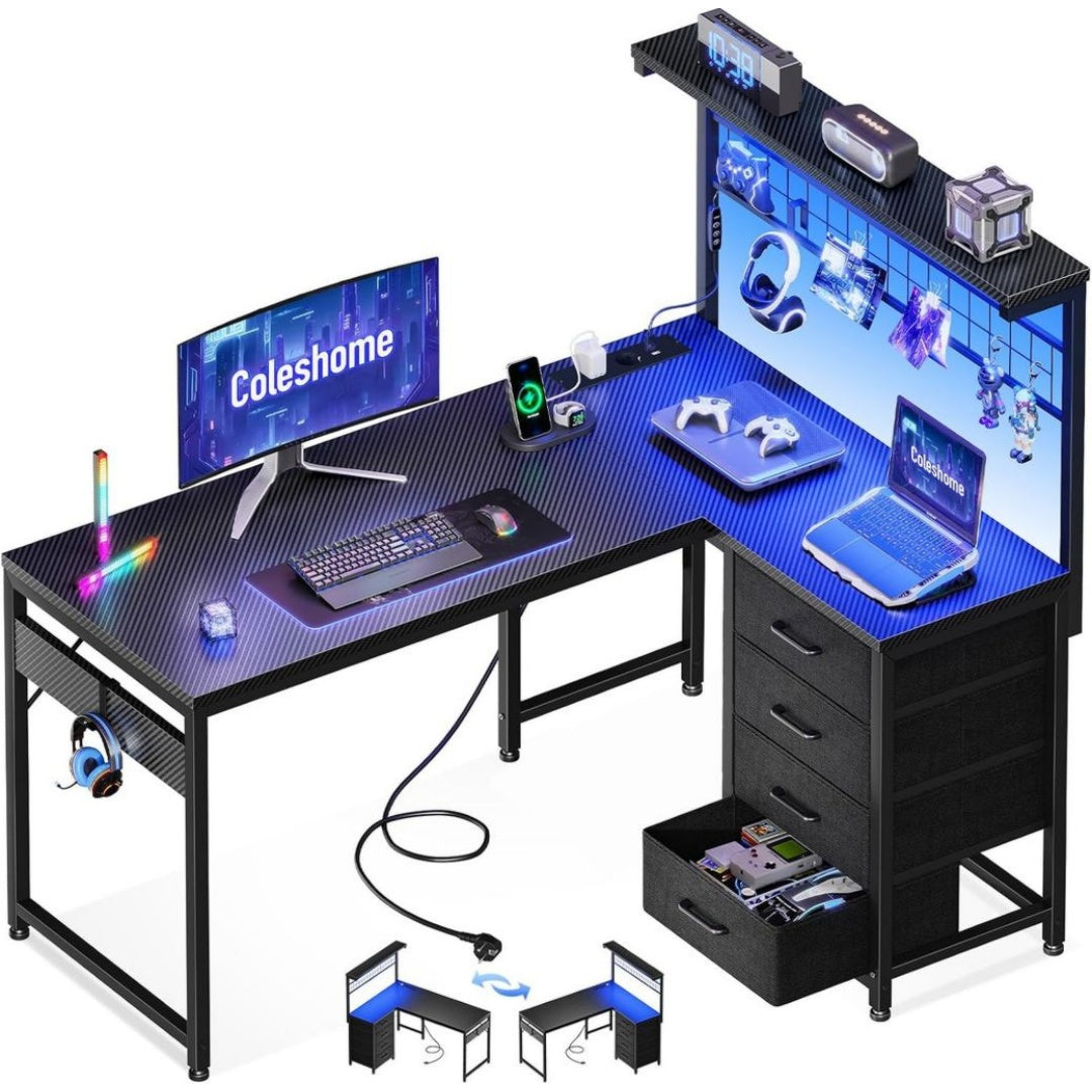 Bureau d'Angle Design epure et Pratique