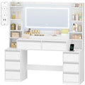 Table d'Appoint en Panneau d'Agglomere, Finition Blanc