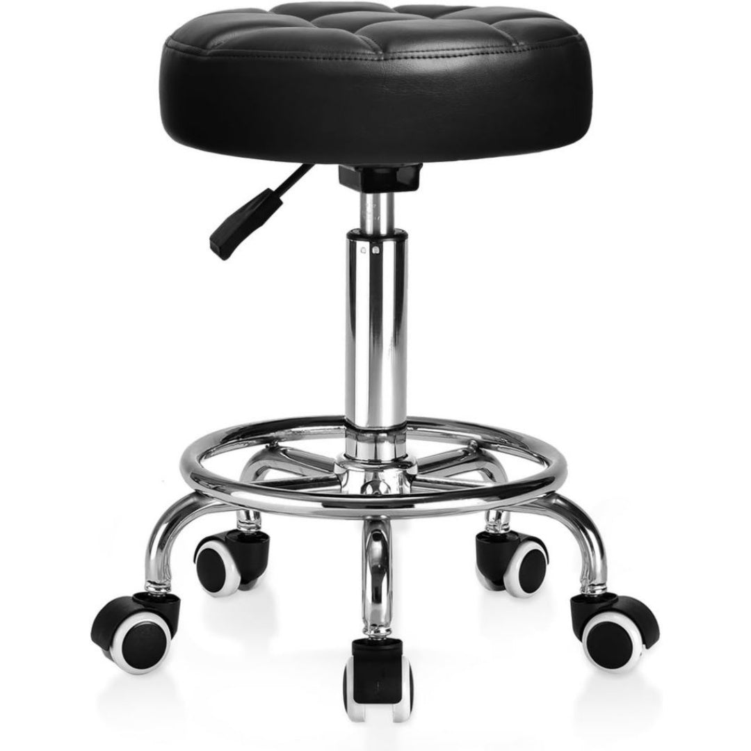 Tabouret en Metal, Finition Chrome